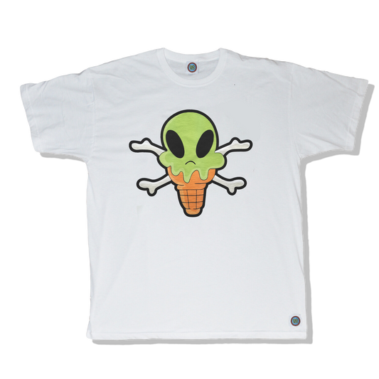 ALIEN CONE T-SHIRT - WHITE