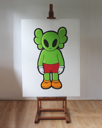 DMOVDO – ALIEN (90 × 120 cm / 35.4 × 47.2 in)