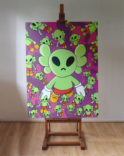 DMOVDO – ALIEN MULTIPLE PERSPECTIVES (90 × 120 cm / 35.4 × 47.2 in)
