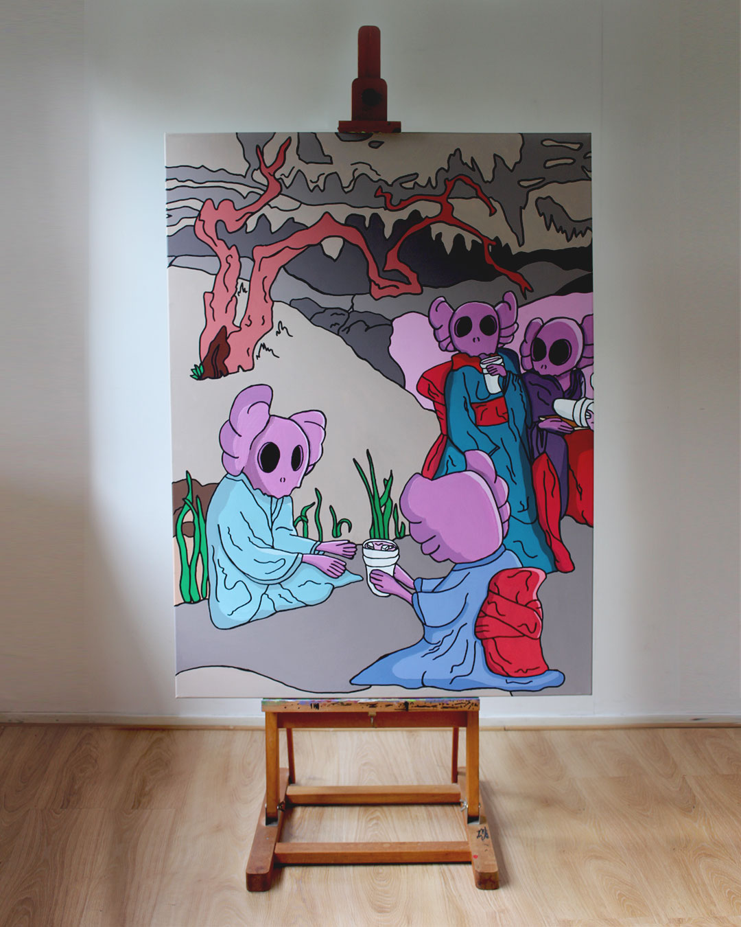 DMOVDO – DEMON CAVE 3 LIEGE 1/3 (90 × 120 cm / 35.4 × 47.2 in)