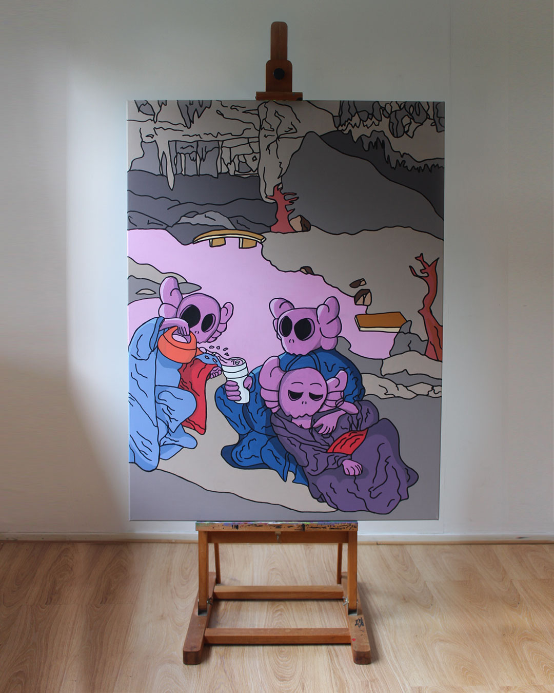 DMOVDO – DEMON CAVE 3 LIEGE 3/3 (90 × 120 cm / 35.4 × 47.2 in)