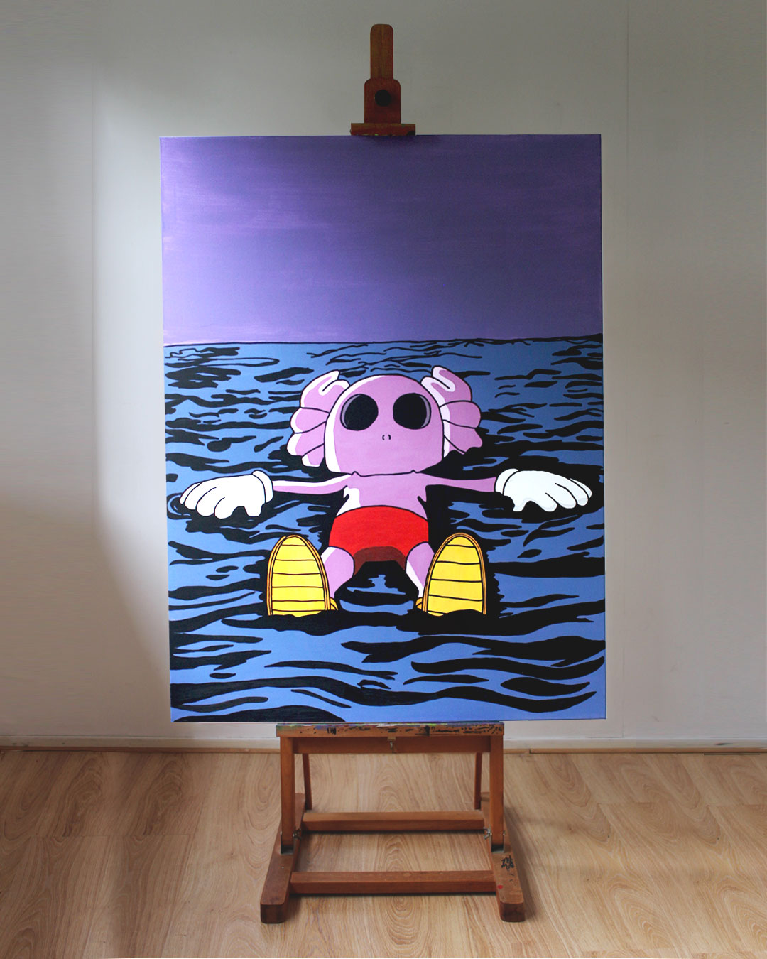 DMOVDO – DEMON IN SEA (90 × 120 cm / 35.4 × 47.2 in)