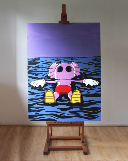 DMOVDO – DEMON IN SEA (90 × 120 cm / 35.4 × 47.2 in)