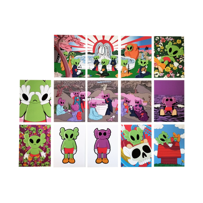 DMOVDO ARTWORK POSTCARD SET (14x)