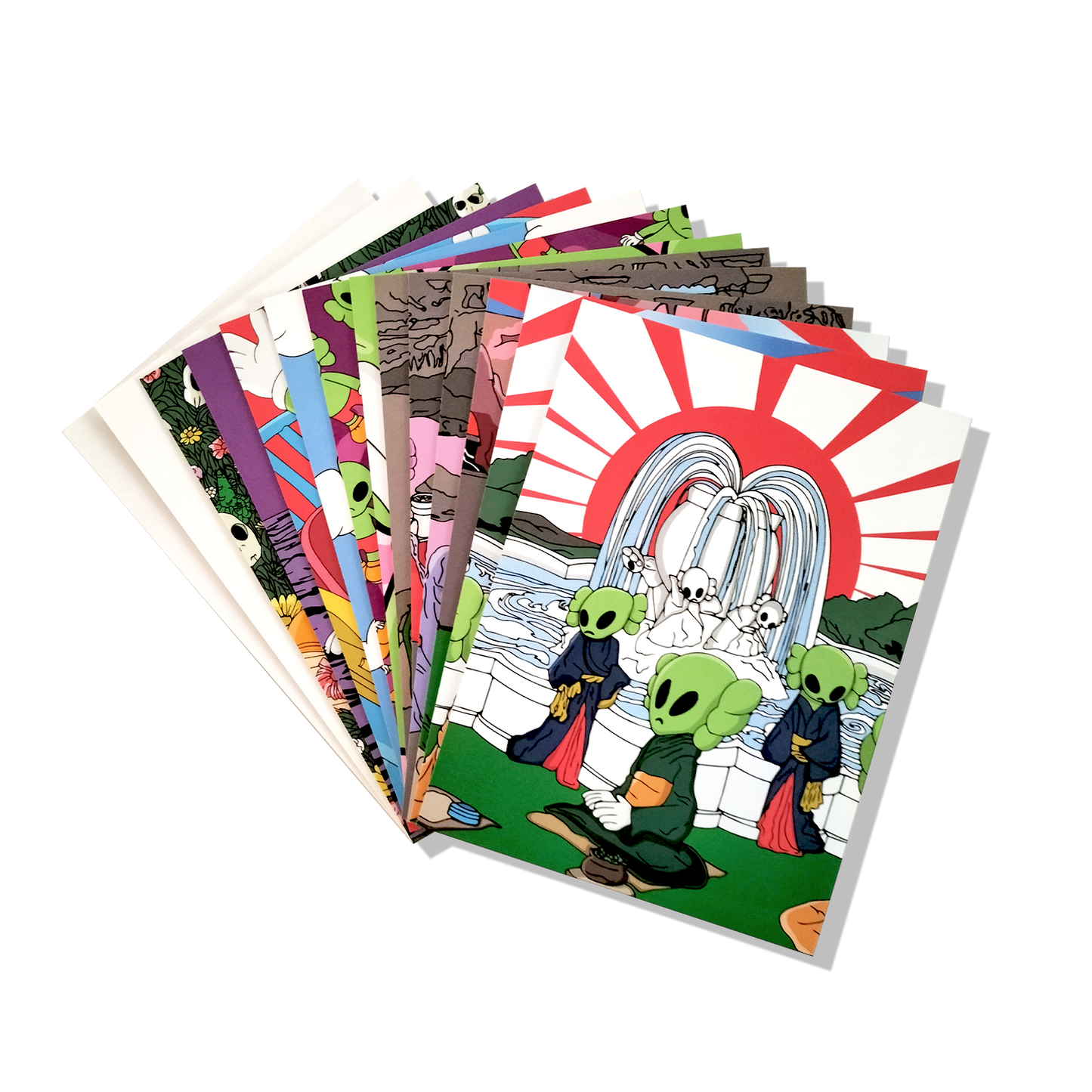 DMOVDO ARTWORK POSTCARD SET (14x)