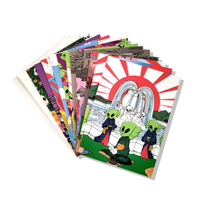 DMOVDO ARTWORK POSTCARD SET (14x)