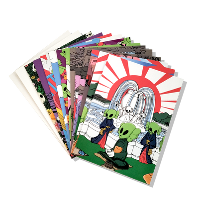 DMOVDO ARTWORK POSTCARD SET (14x)
