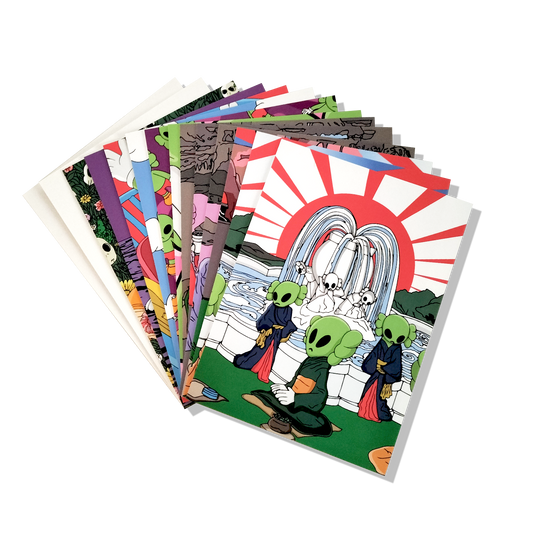 DMOVDO ARTWORK POSTCARD SET (14x)