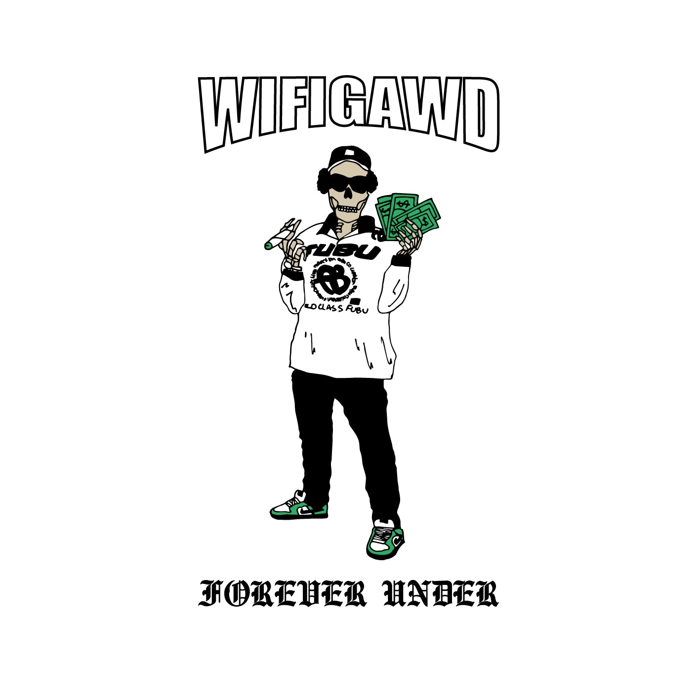 WIFIGAWD - FOREVER UNDER T-SHIRT